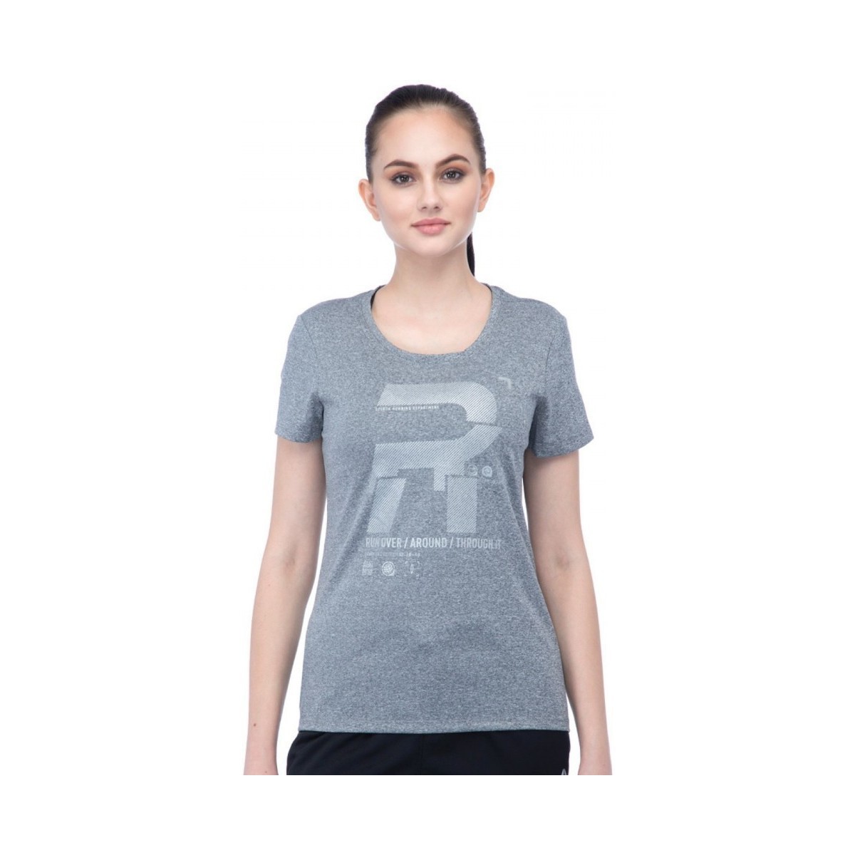 Vêtements Femme T-shirts & Polos Reebok Sport Reflective Graphic Gris