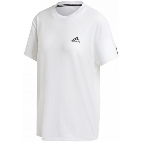 Vêtements Femme T-shirts & Polos adidas Originals W Mh 3S Ss Tee Blanc