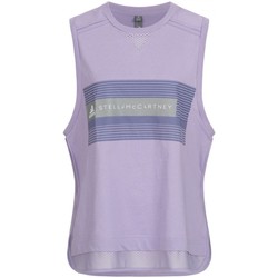 Vêtements Femme Débardeurs / T-shirts sans manche adidas Originals Logo Mesh Tank Top Violet