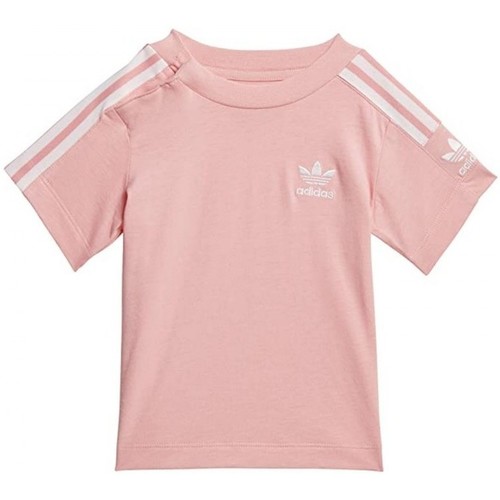 Vêtements Enfant T-shirts manches courtes adidas Originals New Icon Tee Rose