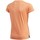 Vêtements Fille T-shirts manches courtes adidas Originals G Club Tee Orange