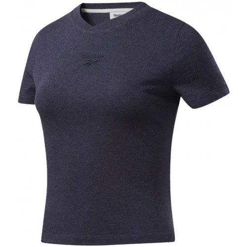 Vêtements Femme T-shirts & storage Polos Reebok Sport Te Texture Tee Violet