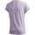 Vêtements Fille T-shirts manches courtes adidas Originals Yg E Lin Tee Violet