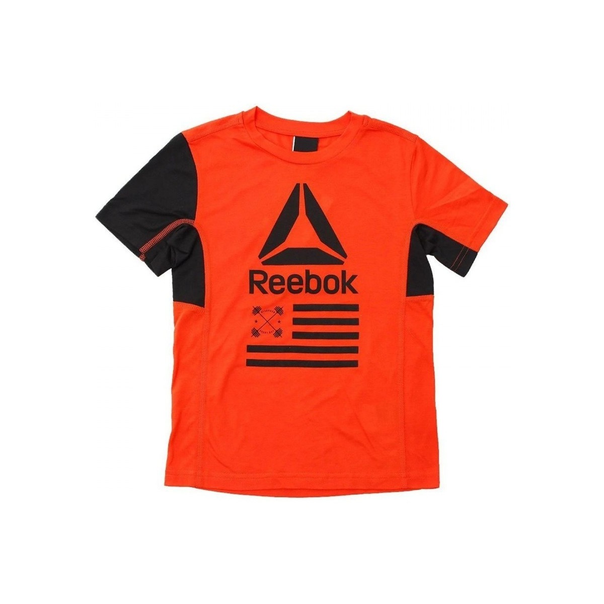 Vêtements Garçon T-shirts manches courtes Reebok Sport B Ftr Tee Orange