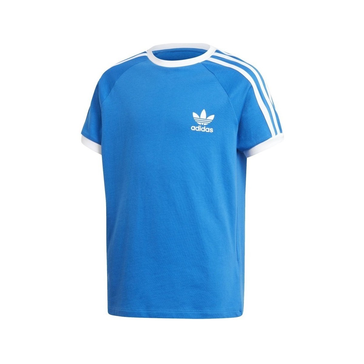 Vêtements Enfant T-shirts manches courtes adidas Originals 3Stripes Tee Bleu