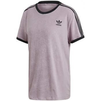 Vêtements Femme T-shirts & Polos adidas Originals 3 Stripes Tee Violet