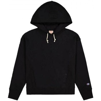 Vêtements Femme Sweats Champion Reverse Weave Small Logo Hooded Sweatshirt Noir