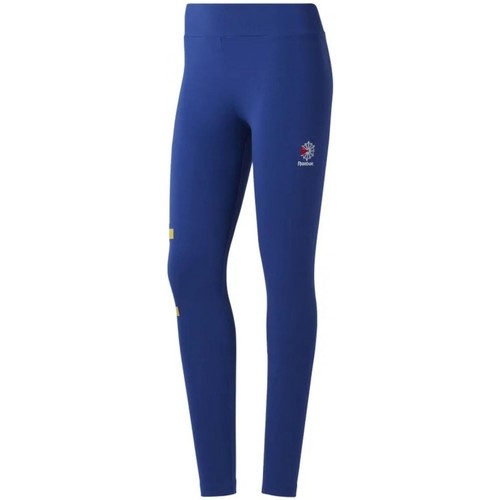 Vêtements Femme Pantalons de Two-In-Oneêtement Reebok Sport Classics Leggings Bleu