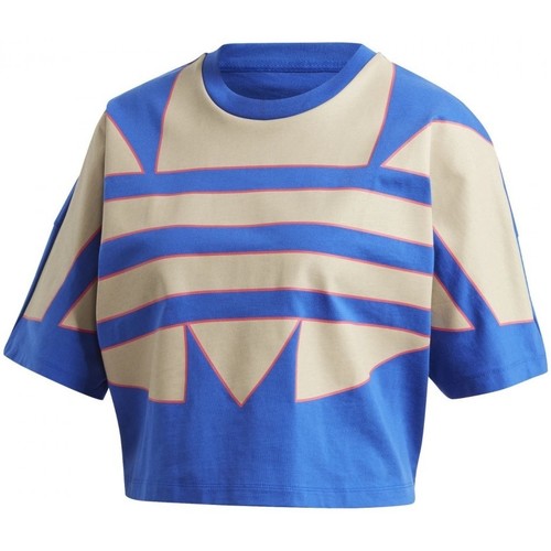 Vêtements Femme T-shirts & Polos adidas Originals Big Trf Tee Bleu