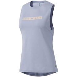 Vêtements Crossfit Débardeurs / T-shirts sans manche Reebok Sport Les MillsÂ® Performance Cotton Tank Violet