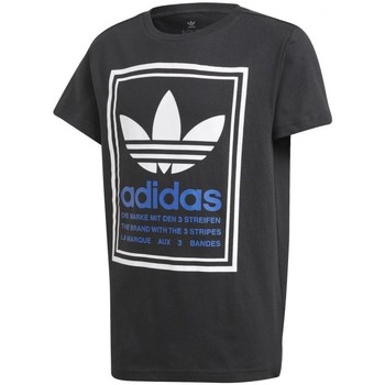 Vêtements Enfant T-shirts manches courtes adidas list Originals Graphic Tee Noir