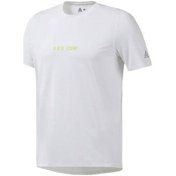 Vêtements Homme T-shirts & Polos Reebok Sport Running Elevated Tee Blanc