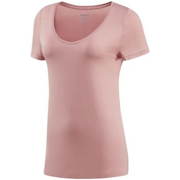 Vêtements Femme clothing polo-shirts cups Sweatpants Reebok Sport Favorite Tee Rose