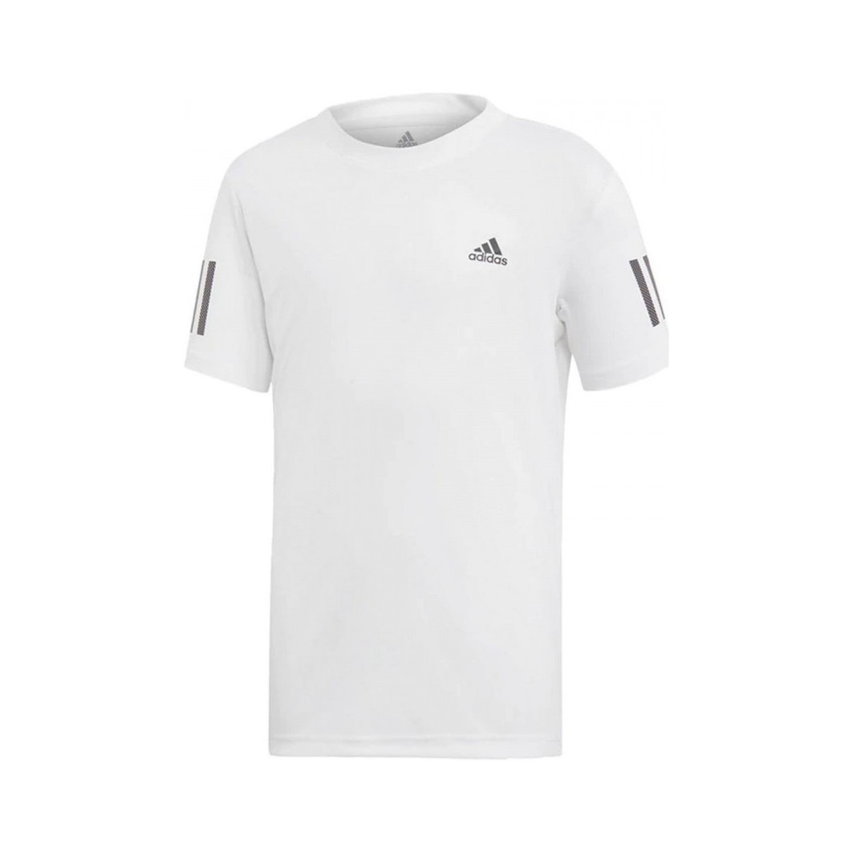 Vêtements Garçon T-shirts manches courtes adidas Originals B Club 3Str Tee Blanc