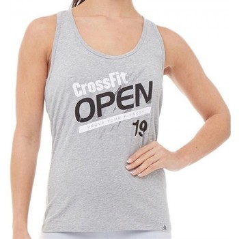 Vêtements Femme Débardeurs / T-shirts sans manche nen Reebok Sport Rc Open Tank Gris