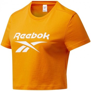 Vêtements Femme T-shirts & Polos Reebok Sport Cl F Big Logo Tee Orange
