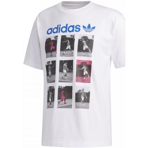 Vêtements Homme T-shirts & Polos adidas Originals Sport Card Tee Blanc