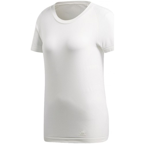 Vêtements Femme T-shirts & Polos adidas Originals Cru Tee Pk W Blanc