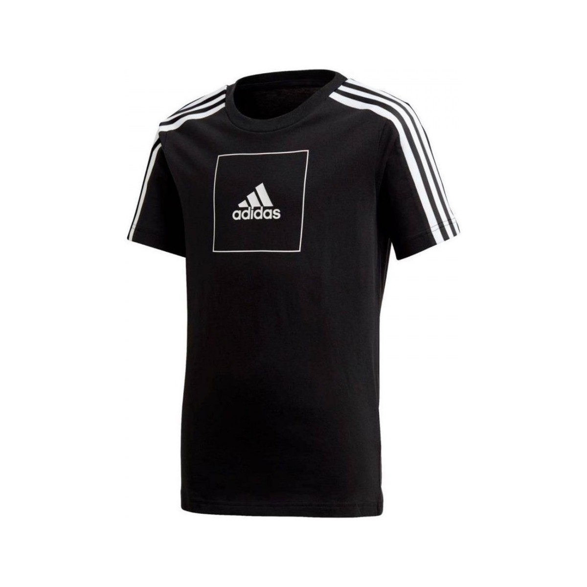 Vêtements Garçon T-shirts manches courtes adidas Originals Jb A Aac Tee Noir