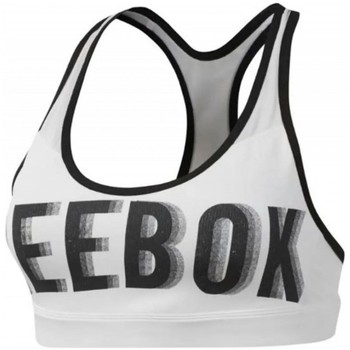 Sous-vêtements Femme Brassières Reebok grey Sport Hero Brand Read Blanc