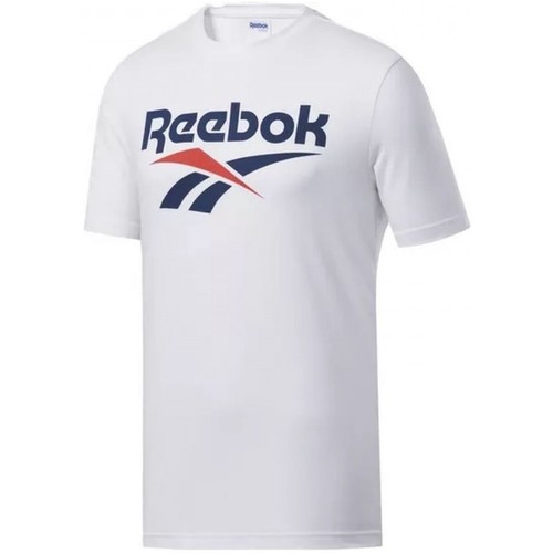 Vêtements Кардиган молочно-белый вязаный ralph lauren polo Reebok Sport Cl F Vector Tee Blanc