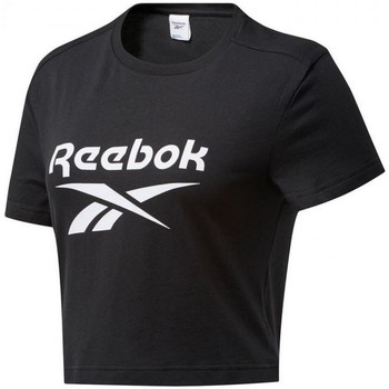 Vêtements Femme T-shirts & Polos Reebok Sport Cl F Big Logo Tee Noir