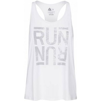 Vêtements Femme Débardeurs / T-shirts sans manche Reebok Sport Run Ac Tank - Graphic Blanc