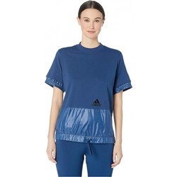 Vêtements Femme T-shirts & Polos adidas Originals Crew Tee Bleu