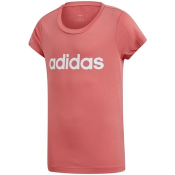 Vêtements Garçon T-shirts manches courtes adidas back Originals Essentials Linear Tee Rose