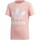Vêtements Enfant T-shirts manches courtes adidas Originals Trefoil Tee Rose