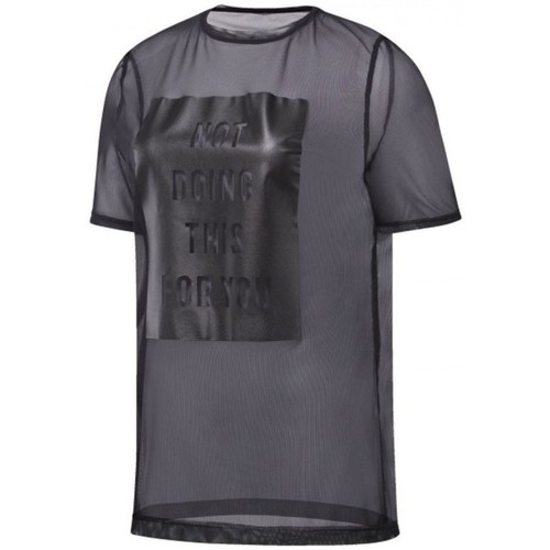 Vêtements Femme T-shirts & Polos Reebok verdrag Sport Lths Mesh Noir