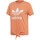 Vêtements Femme T-shirts & Polos adidas Originals Trefoil Bliss Coral Rose