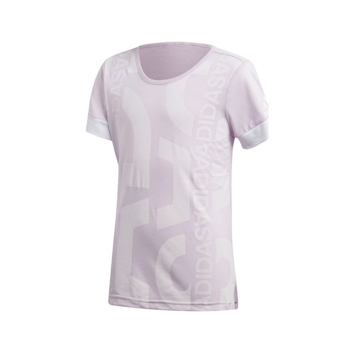 Vêtements Fille T-shirts manches courtes adidas Originals ID Lineage Graphic Violet