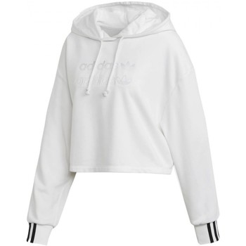 Vêtements Femme Sweats adidas Originals Cropped Hoodie Blanc