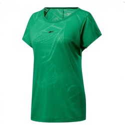 Vêtements Femme T-shirts & Polos Reebok Sport Ts Burnout Tee Vert