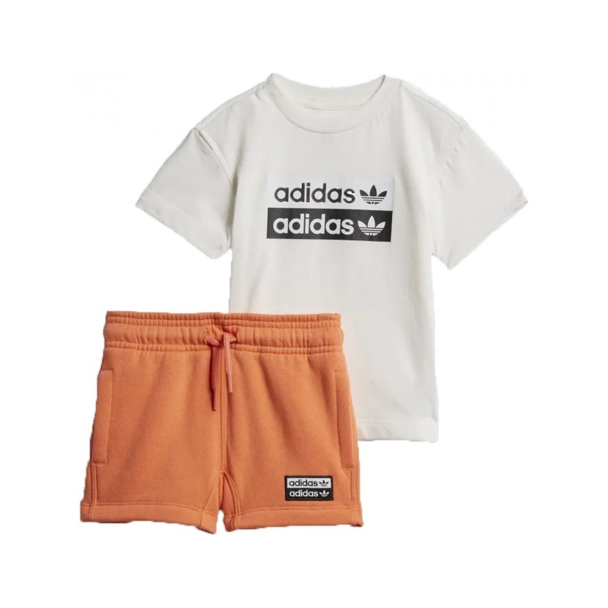 Vêtements Enfant T-shirts manches courtes adidas Originals Short Set Blanc