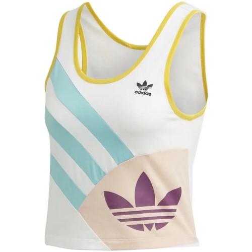 Vêtements Femme human race nmd meaning in english adidas Originals Cropped Tank Top Blanc