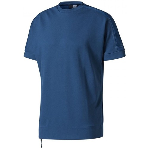 Vêtements Homme T-shirts & Polos adidas Originals Zne Short Sleeve Crew Bleu
