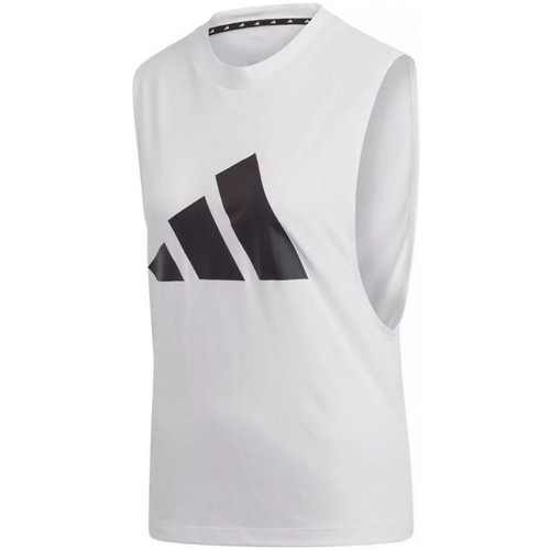 Vêtements Femme Débardeurs / T-shirts sans manche adidas Originals Athletics Pack Graphic Muscle Tee Blanc