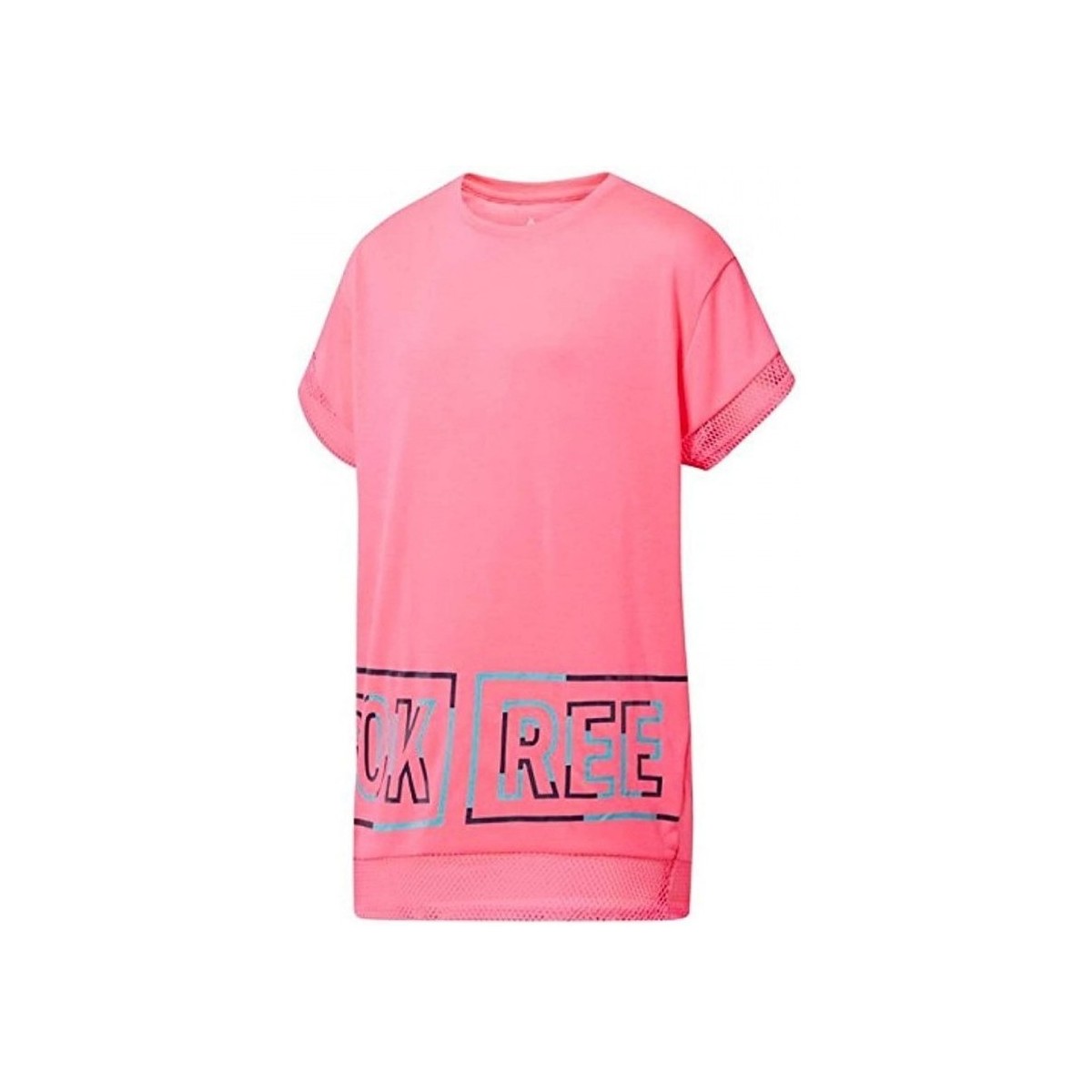 Vêtements Garçon T-shirts manches courtes Reebok Sport Gsqd J Tee Rose