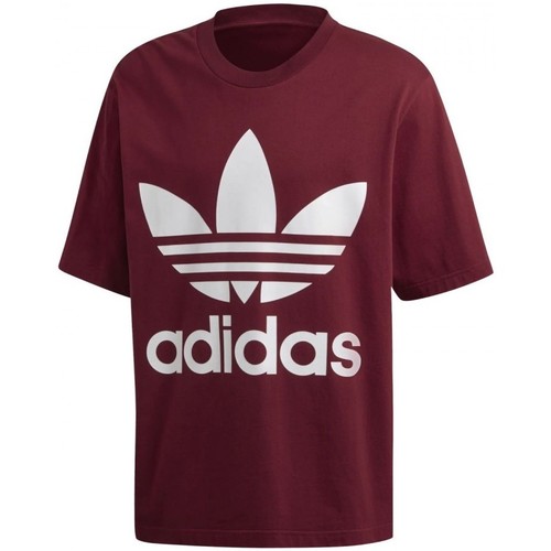 Vêtements Homme T-shirts & Polos adidas Originals Oversize Trefoil Tee Rouge