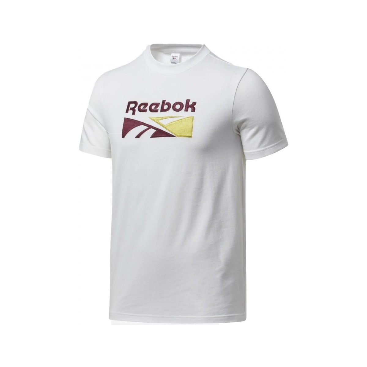 Vêtements T-shirts & Polos Reebok Sport Cl V Split Vector Tee Blanc