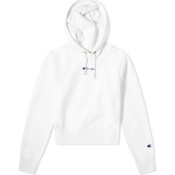 Vêtements Femme Sweats Champion adidas s79152 sneakers girls shoes Script Logo Hooded Sweatshirt Blanc