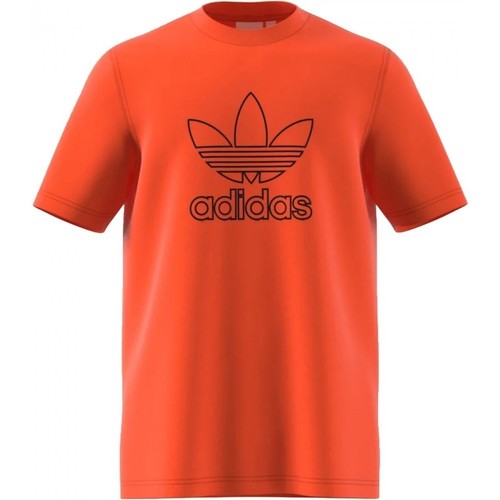 adidas Originals Trefoil Tee Out Orange - Livraison Gratuite | Spartoo ! -  Vêtements T-shirts & Polos Homme 23,33 €