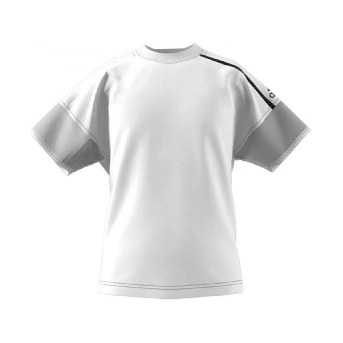 Vêtements Fille T-shirts manches courtes adidas Originals Zne Tee Blanc