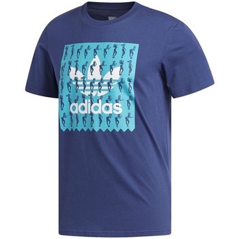 Vêtements Homme T-shirts & Polos adidas Originals Bb Dncr Tee Bleu