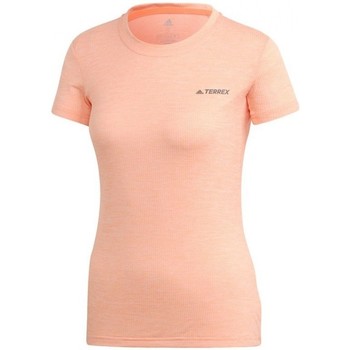Vêtements Femme T-shirts & Polos adidas Originals W Tivid Tee Orange