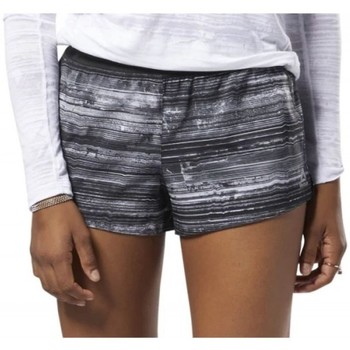 Vêtements Femme Shorts / Bermudas dona Reebok Sport Os 3In Knit Woven-Stratif Noir