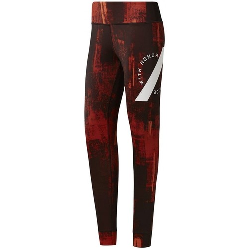 Vêtements Femme Pantalons de survêtement chalk Reebok Sport Tight Combat Lux Bold Rouge