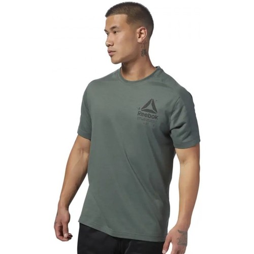 Vêtements Homme T-shirts & Polos dona Reebok Sport Speedwick Graphic T Vert
